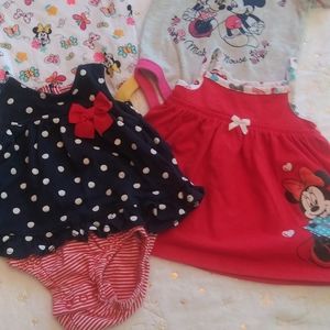 4pc minnie mouse baby set